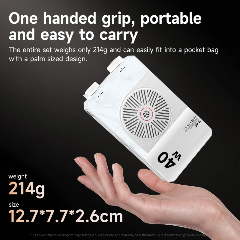 Nueva luz LED para cámara de 40W, 2500K-9000K, bicolor, 4400mAh, mango de lámpara de vídeo, luz portátil para fotografía con CCT en cámara - imagen 2