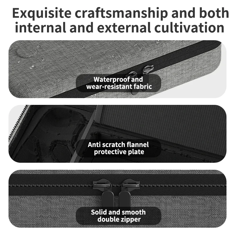 Estuche de transporte duro Aolion EVA para consola de juegos portátil Asus ROG Ally con accesorios de estuche de almacenamiento de partición interior - imagen 5