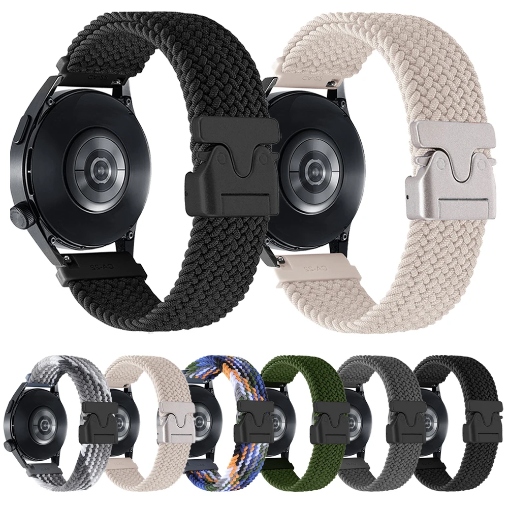 Correa de nailon para Suunto 9 Peak Pro/Suunto 5 3, banda deportiva para Fitness para Suunto OCEAN/Vertical/RACE, correa de reloj trenzada suave de 20mm y 22mm