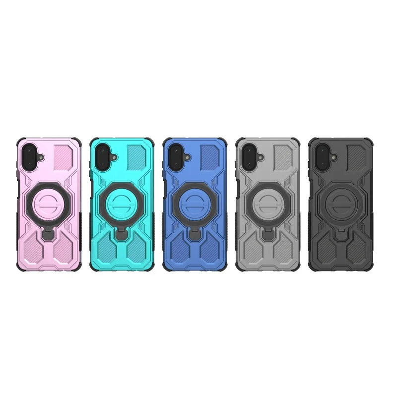 Para Samsung A07 funda Samsung Galaxy A07 Capas teléfono parachoques a prueba de golpes atracción adsorción soporte de anillo Fundas Samsung A07 - imagen 2