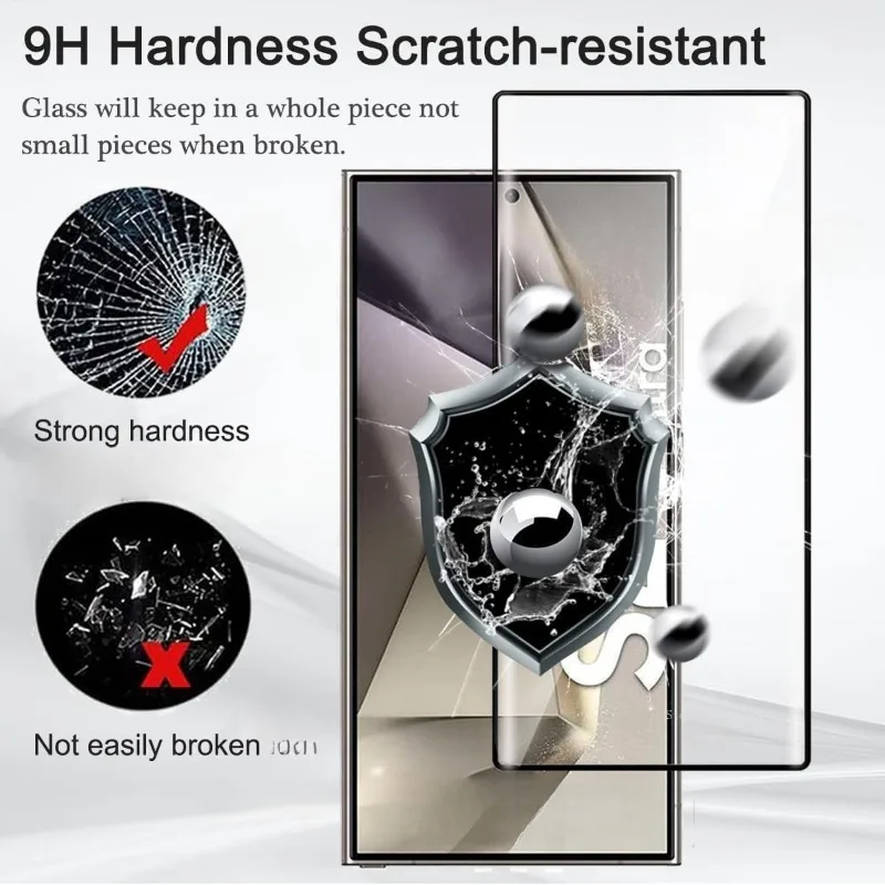 Se muestra un vidrio resistente a rasguños de dureza de 9 h con un escudo