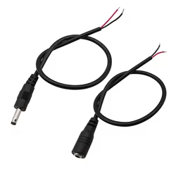 Cable de alimentación DC 3,5 x 1,35 mm macho-hembra