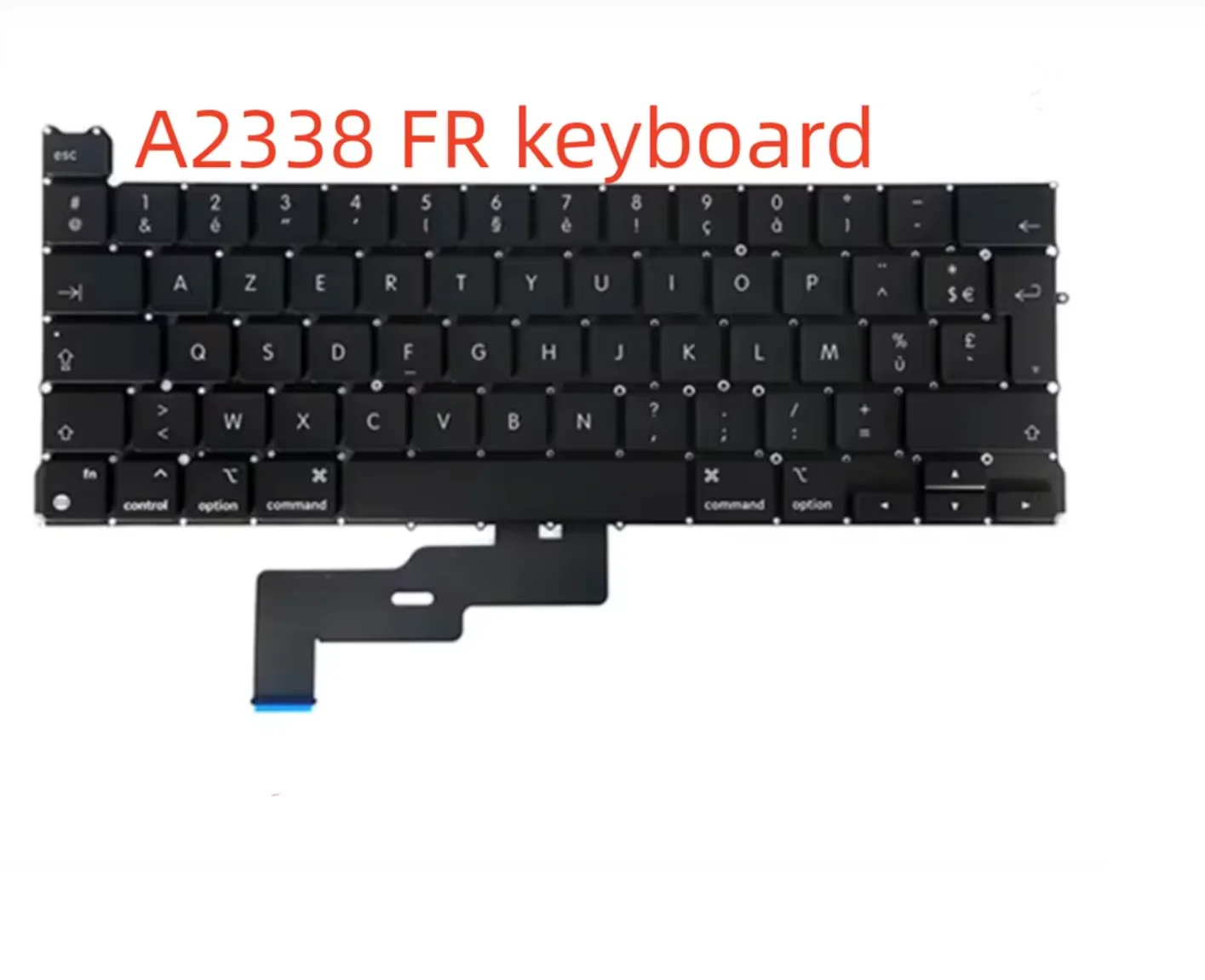 Nuevo teclado para ordenador portátil A2338 para Macbook Pro Retina 13 "M1 M2 A2338 reemplazo de teclado RU UK FR SP IT GR SE diseño 2020 2022 año - imagen 2