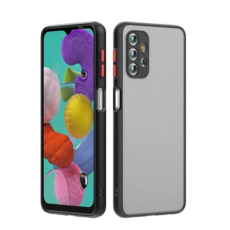 Funda de teléfono con parachoques mate translúcido para Samsung Galaxy A12 A22 A32 A42 A52 A72 A13 A23 A33 A53 A73 A14 A24 A34 A54 5G - imagen 3