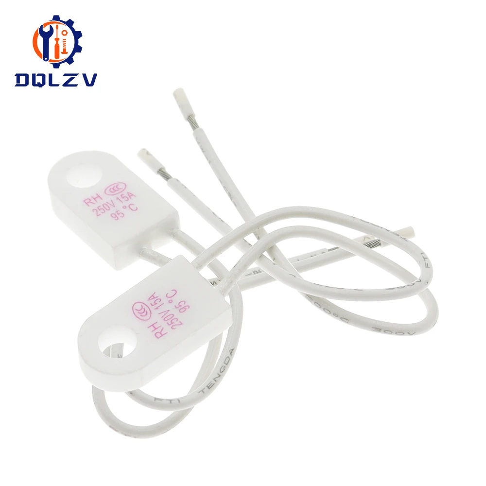 RH 95C 115C 125C 130C 135C 150C 180C 230C grados RH fusible de temperatura de corte 15A 250V fusible térmico del Motor del ventilador - imagen 5