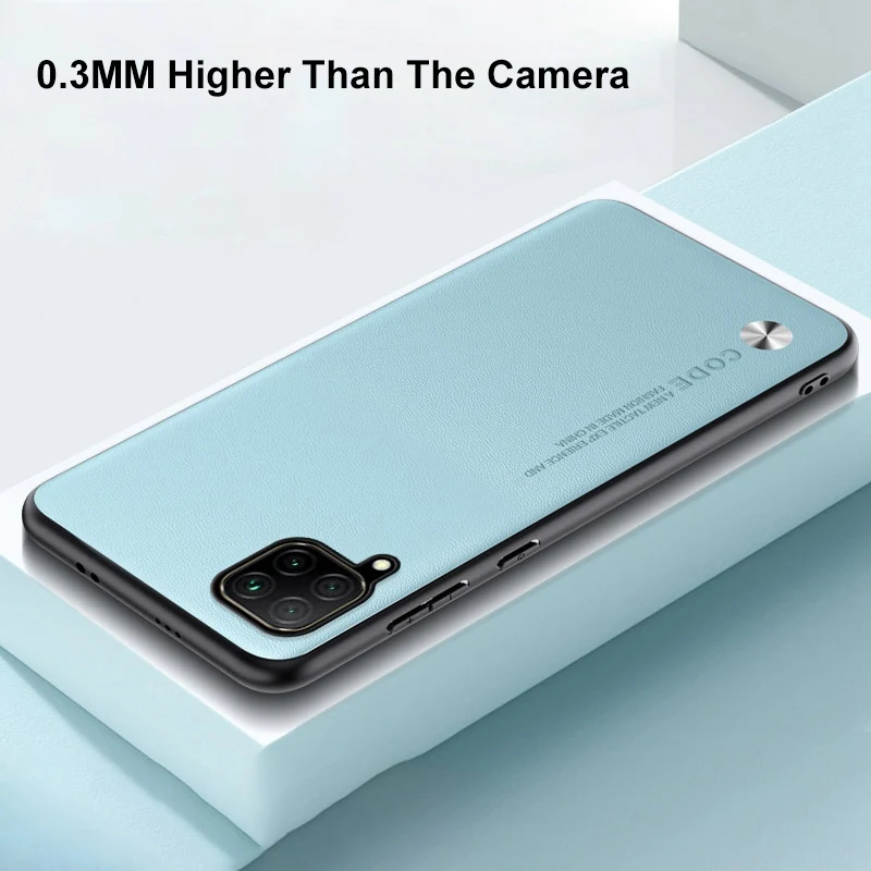 Funda de cuero PU de lujo para Huawei Nova 7i P40 Lite, cubierta trasera mate, protección de silicona, funda de teléfono para Huawei Nova 6 SE Coque - imagen 5