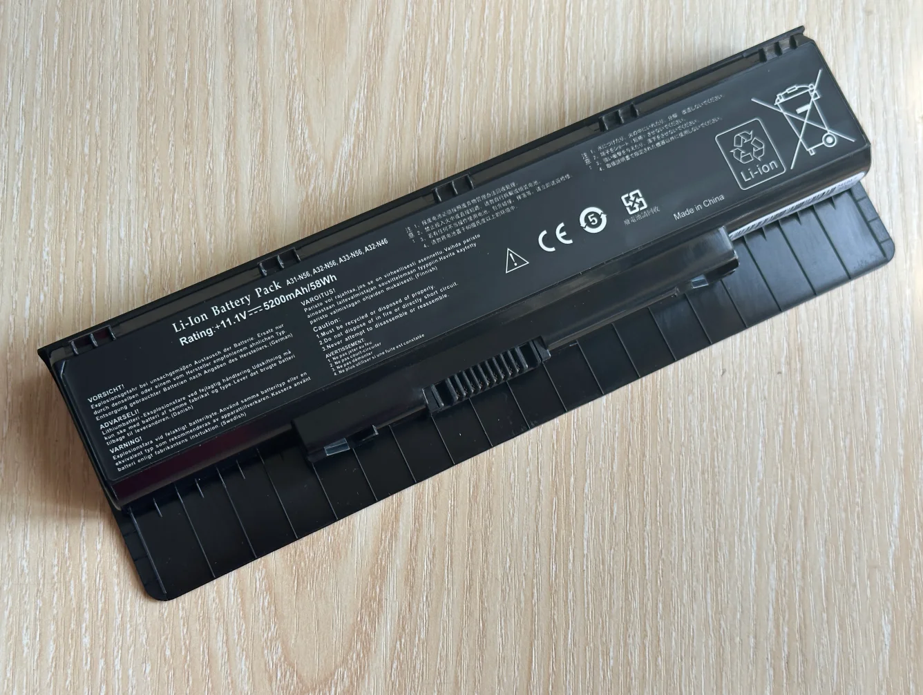 A31-N56 A32-N56 A33-N56 batería del ordenador portátil para For Asus N46 N46V N46VJ N46VM N46VZ N56 N56D N56DP N56V N56VJ N56VM N56VZ - imagen 3