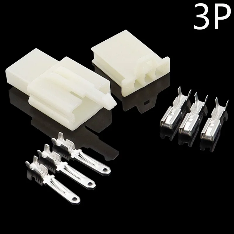 10 juegos por lote 2,8mm 2/3/4/6/9 pines automotriz 2,8 conector de cable eléctrico macho hembra kits de enchufe de terminal de cable motocicleta ebike coche - imagen 4