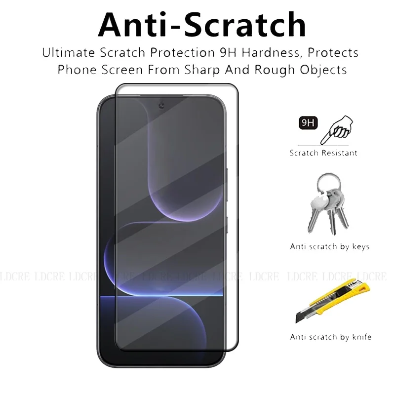 6 en 1 para Honor 500 vidrio Honor 500 vidrio templado cubierta completa pegamento protector 9H Protector de pantalla Huawei Honor 500 lente de vidrio - imagen 3