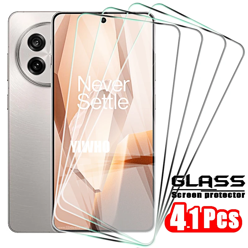 4-1 Uds vidrio templado para Oneplus 13R protectores de pantalla película protectora frontal HD cubierta completa para One Plus One + 1+ 13 R R13