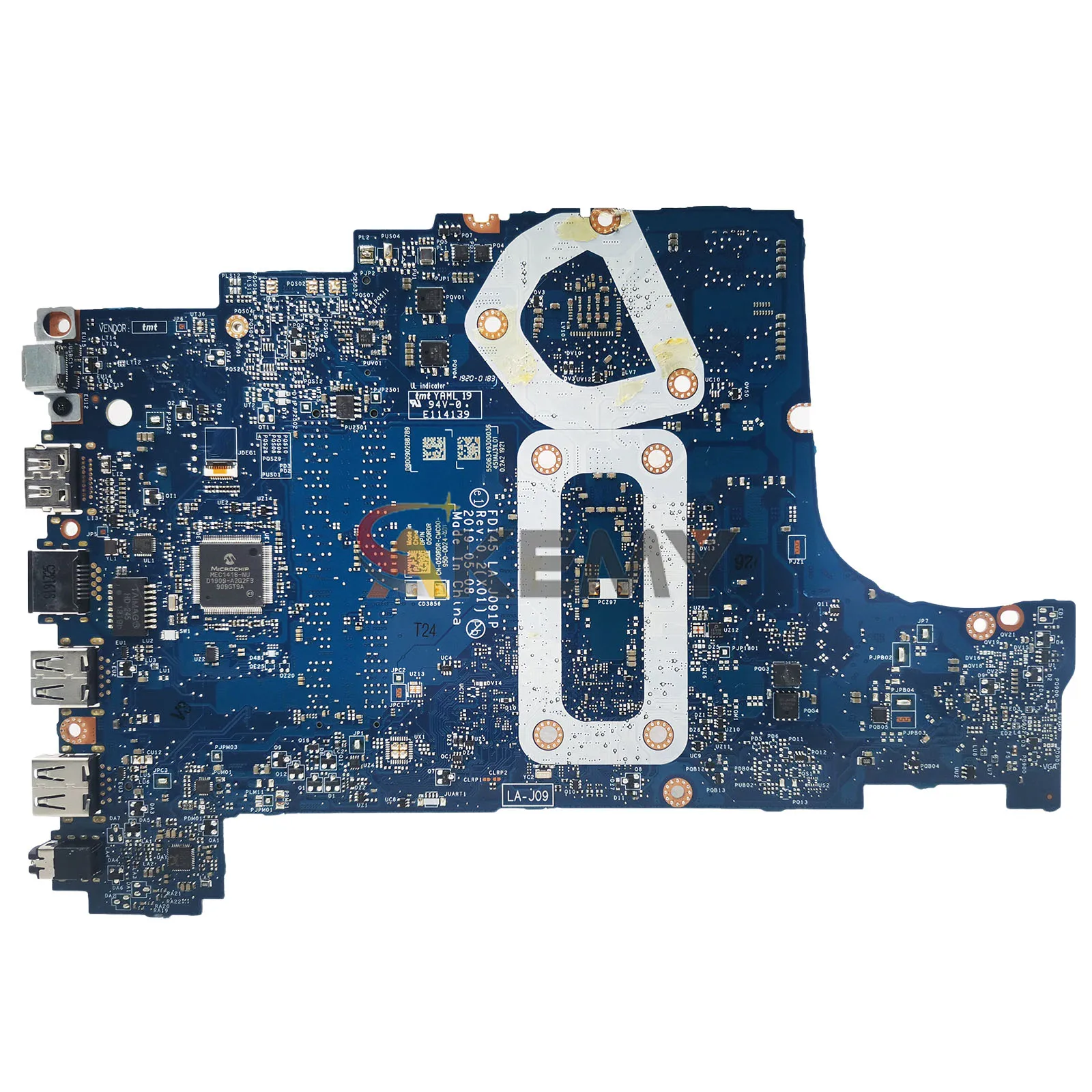 Para Dell Inspiron 3493 3593 5493 5593 placa base para portátil LA-J091P LA-J092P CN-050RDR 035VMP 0N18YD i5 i7 10. ° prueba OK - imagen 2