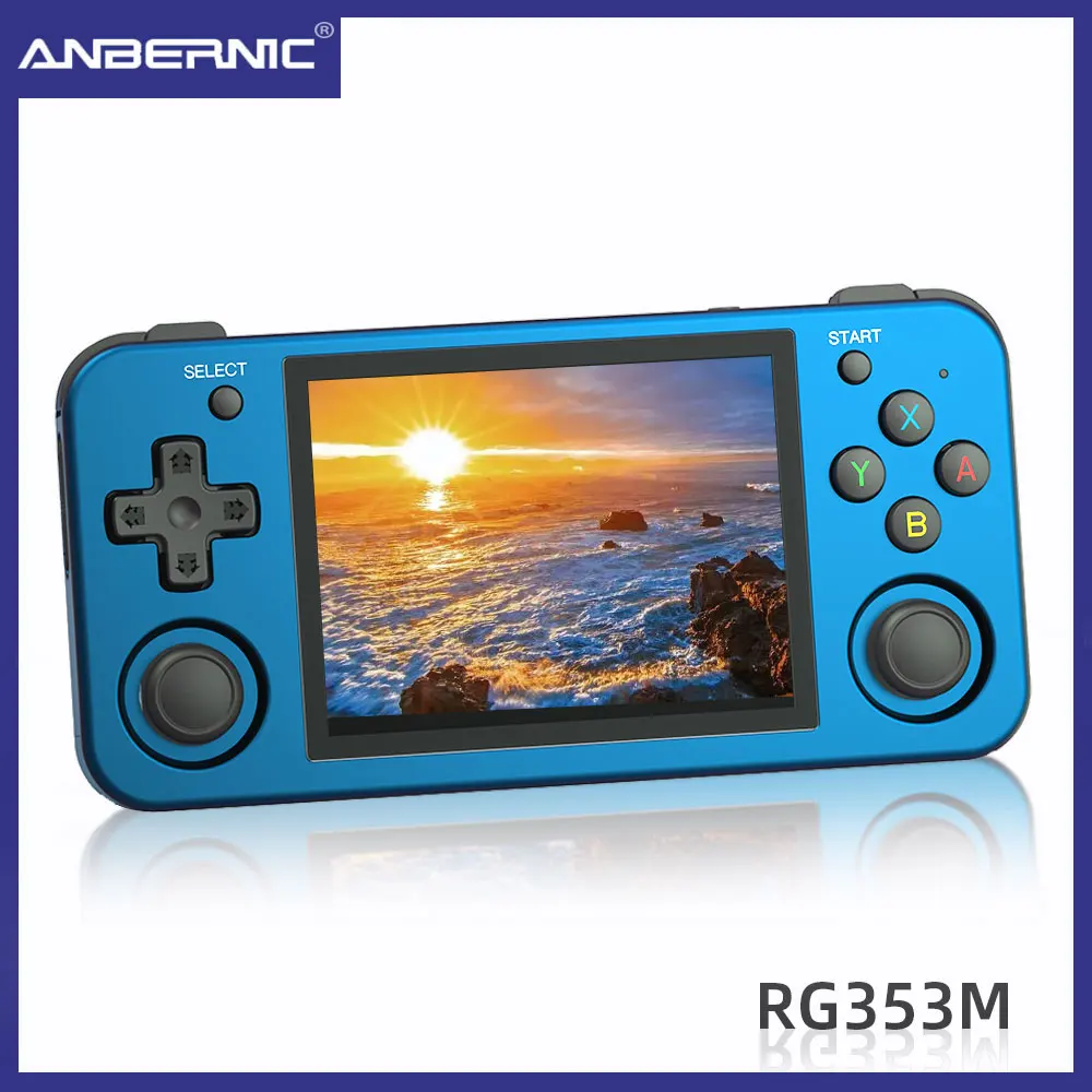 ANBERNIC REPRODUCTOR JUEGOS RG353M Metal Pantalla Táctil IPS 3.5 Pulgadas 640x480 Joystick Hall Integrado Android 11 64 bits Sistema Linux - Vista principal del producto