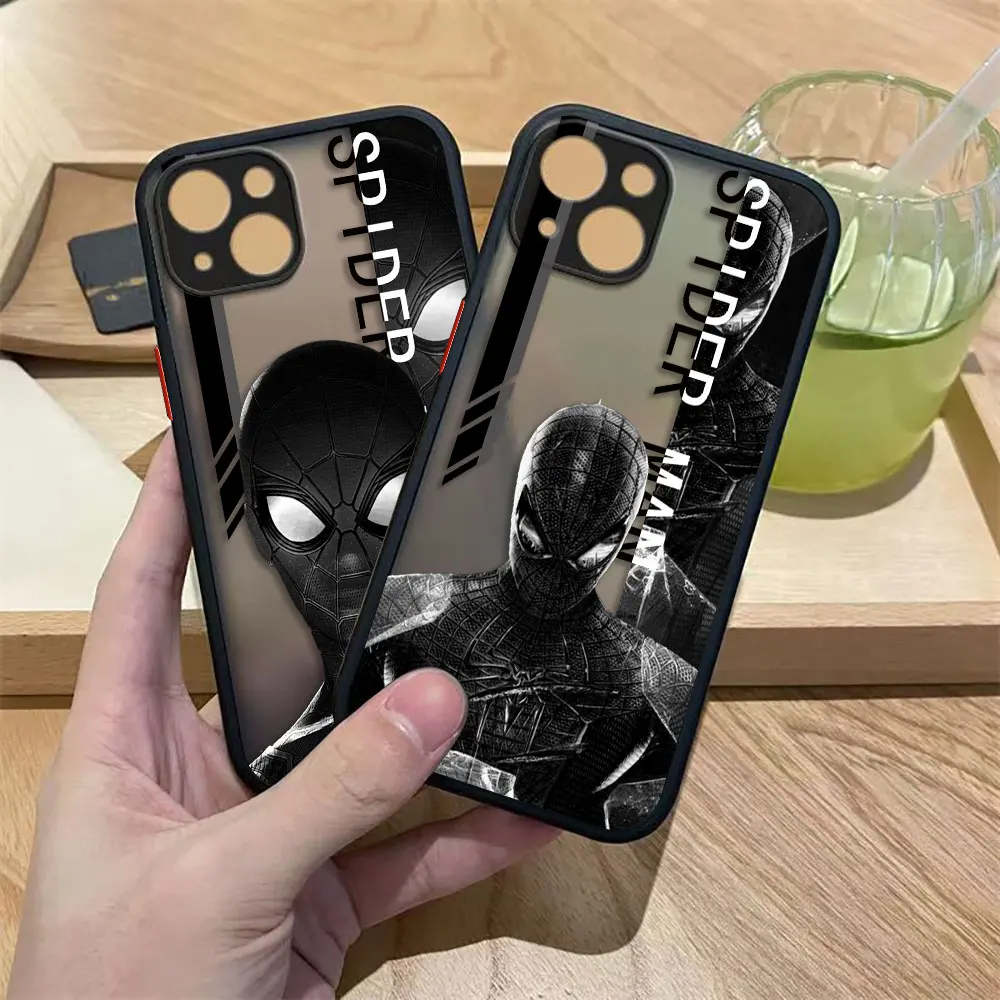 Marvel Spider-Man Lron Man funda de teléfono mate para Realme GT NEO 2 C75 C55 C53 C35 15 13 12 11 10 9 9I 8 8I 7 7I TPU funda DIY Shell - imagen 2