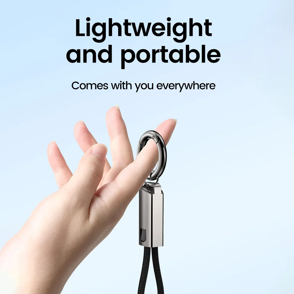 Cable de datos de llavero de 10CM PD 65W tipo C a tipo C Cable de carga rápida para iphone 15 Samsung Xiaomi Huawei Cable corto de banco de energía - imagen 5