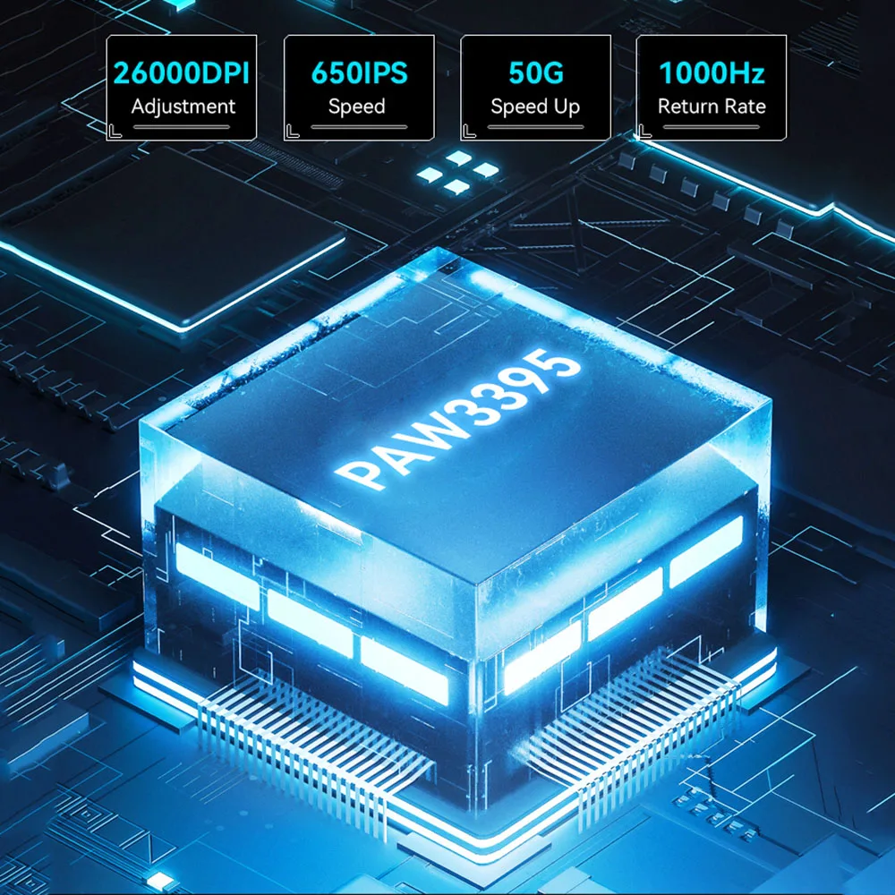 Ratón inalámbrico para juegos X3, ATTACK SHARK, Color rojo, retorno 4K, conexión triple modo Bluetooth, PAW3395, ratón Macro Bluetooth para videojuegos - imagen 3