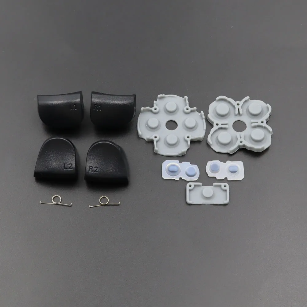 1 Juego de pegamento conductor para controlador PS5 V1.0 BDM-010 y botones de hombro de gatillo L1 R1 L2 R2 y resortes, accesorios de repuesto - imagen 2