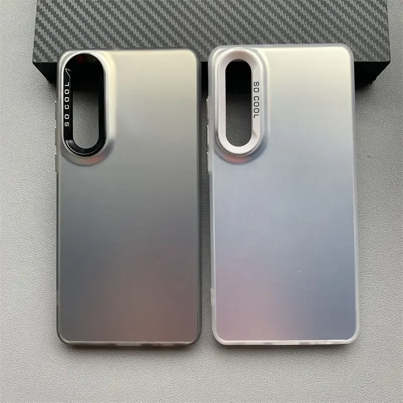 Para Huawei P30 funda Huawei P30 funda de teléfono ELE-L29 ELE-L09 ELE-L04 fundas huawei p30 funda mate de piel de Aurora metálica de lujo - imagen 3