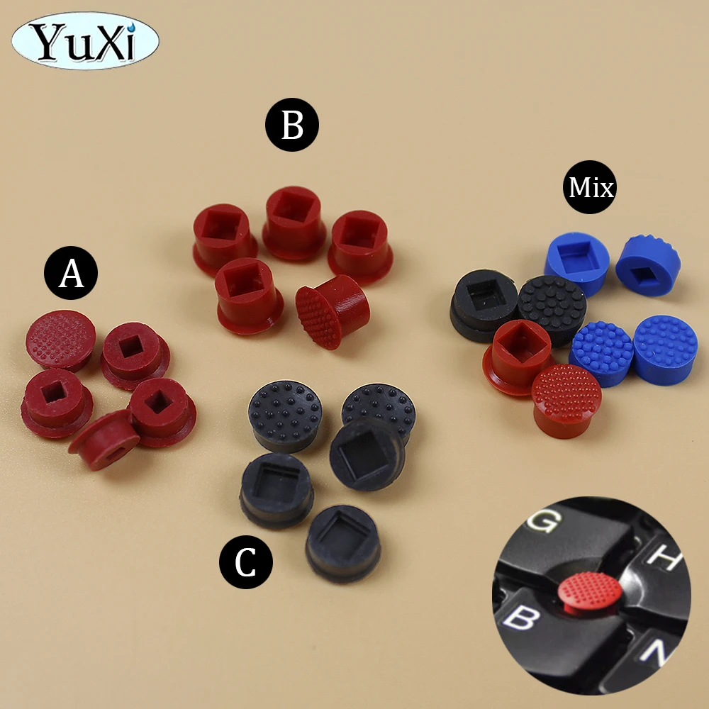 Tapa de punto de seguimiento para puntero de ratón, 2 uds., para ThinkPad, Lenovo, DELL, HP, teclado de ordenador portátil, palo apuntador, tapa de Joystick para ratón - imagen 2