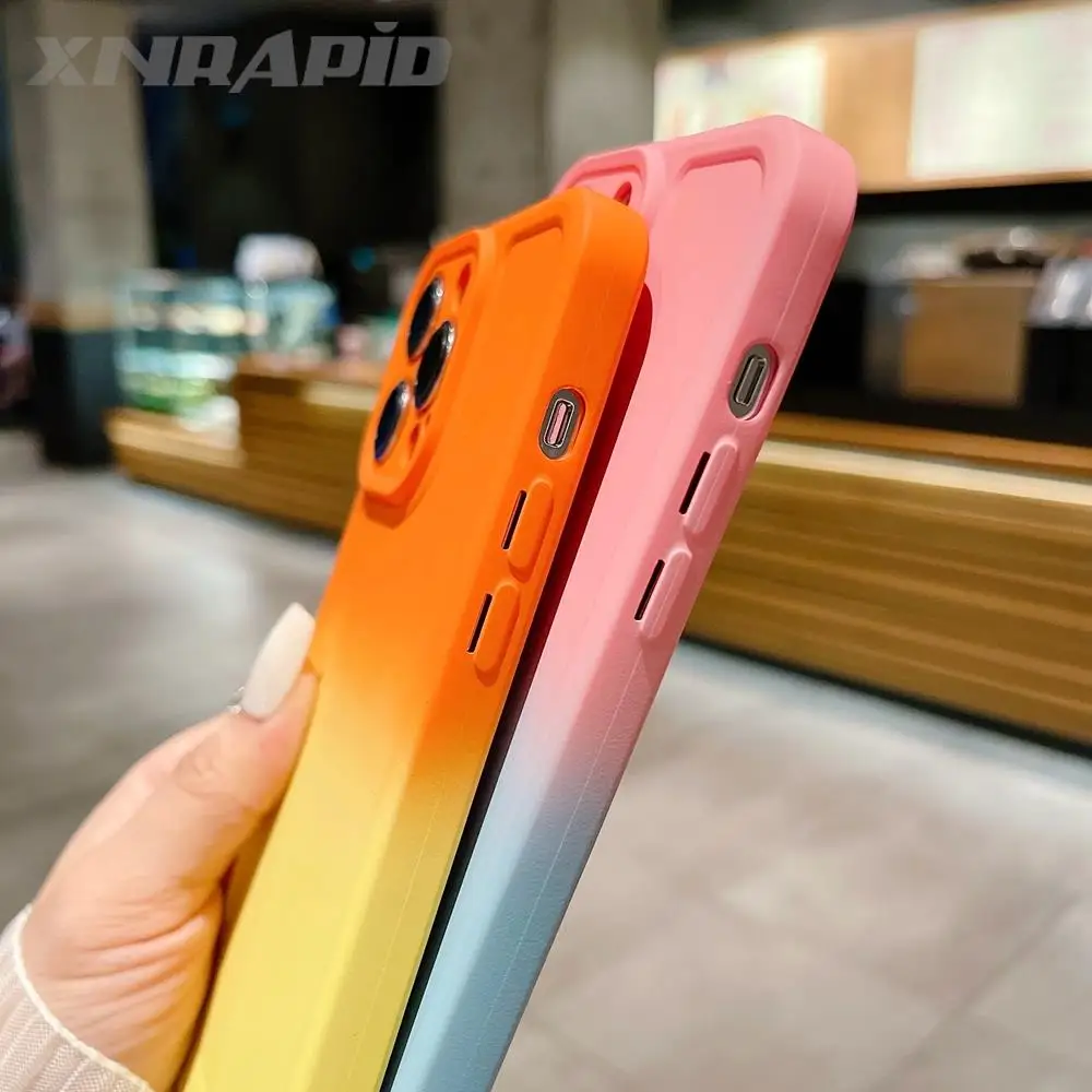 Funda de silicona con gradiente para lente de cámara, Protector para Realme 5, C35, C55, 9 Pro Plus, A8, C20, C15, C21Y, C11, C25, Q3s, 8, 7i, 8i, 9i, GT - imagen 4