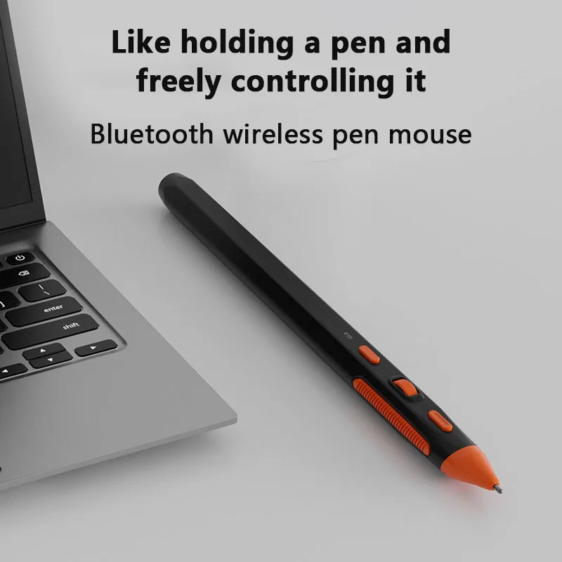 UTHAI 2 en 1 ratón inalámbrico con bolígrafo para escribir tipo C Bluetooth modo Dual 2,4G + Bluetooth PPT Flip para carga de portátiles de escritorio - imagen 2