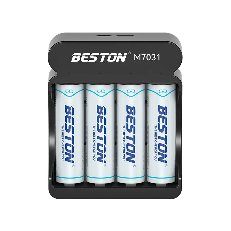 Cargador inteligente de iones de litio de voltaje constante, 4 ranuras, 1,5 v, para batería recargable de 1,5 v, AA, AAA, con indicadores LED - imagen 3