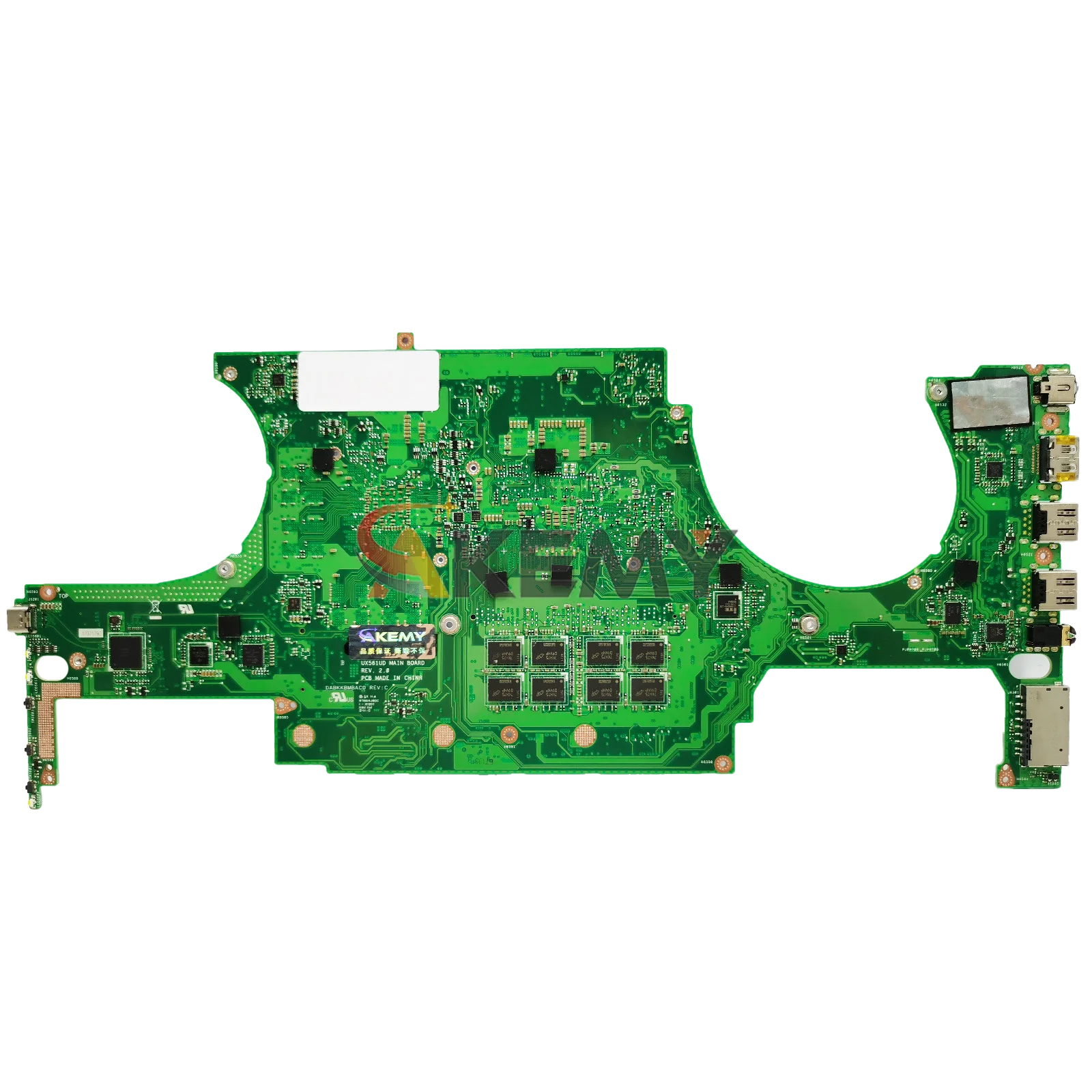 Placa base para ordenador portátil UX561UD para ASUS ZenBook Q535UD UX561UA UX561U Q535U UX561UD con CPU I3 I5 I7 100% pruebas OK stk - imagen 2