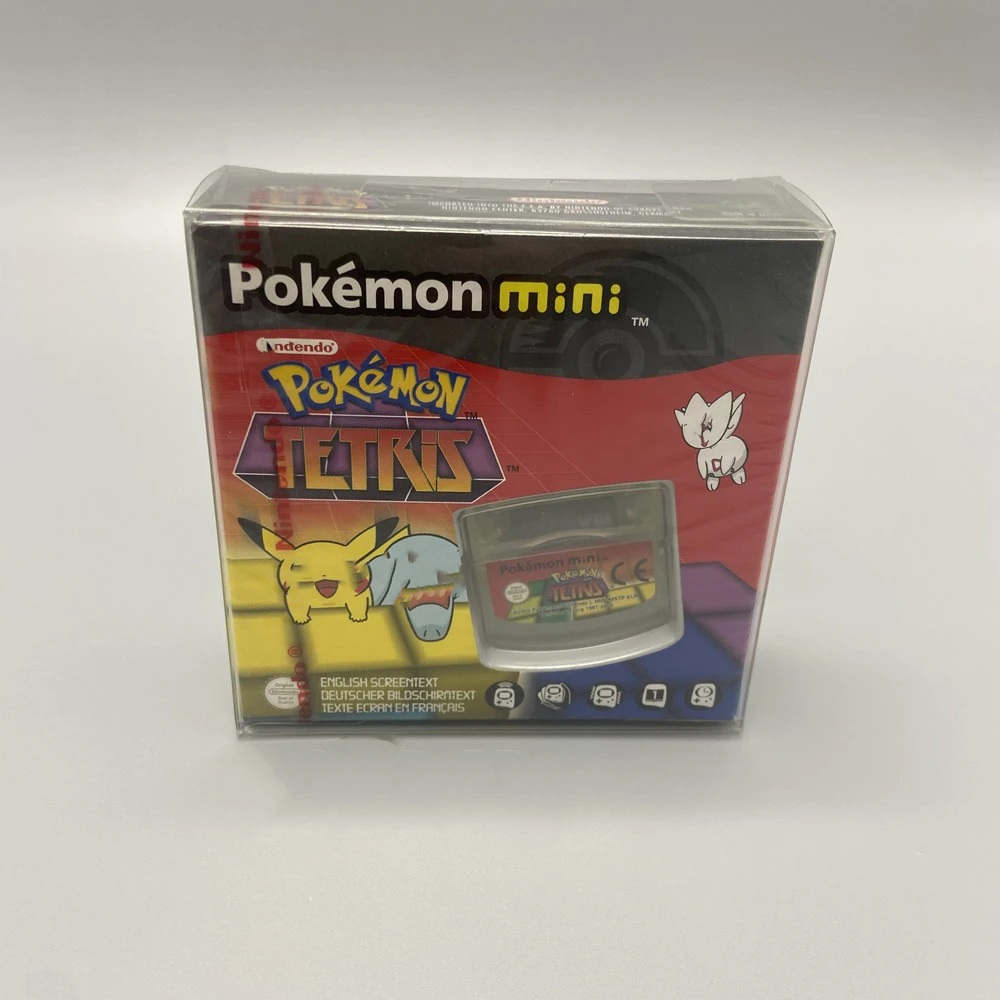 Protector de caja transparente para Nintendo Pokemon Mini, cajas de recolección, carcasa de juego de almacenamiento TEP, estuche de exposición transparente - imagen 2