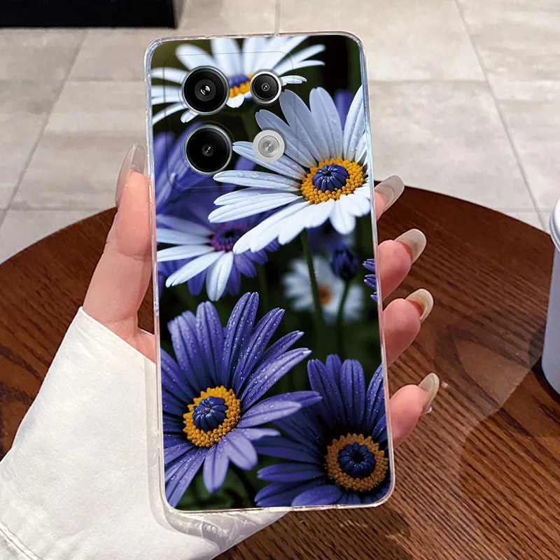 Para Xiaomi Redmi Note 13 Pro Note13 Pro Plus 5G estética de lujo lindo Cool Boy Girl funda de teléfono contraportada transparente TPU Shell - imagen 2