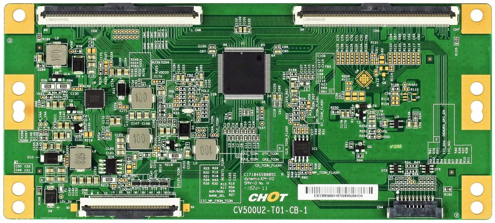 Placa lógica CV500U2-T01-CB-1 t-con, para TV NS-50DF710NA21 50PUF7294/T3 50PUS7505/12 50AE7000FTUK 50LF711U20 50LF621U21 - imagen 3