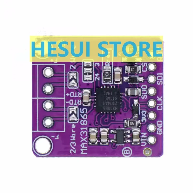 MAX31865 Módulo detector de temperatura de resistencia de platino sensor RTD PT100-PT1000 - imagen 3
