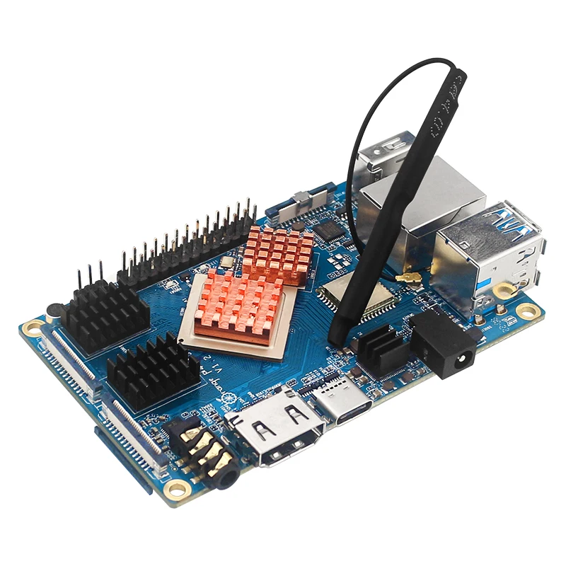Disipador de calor Orange Pi 3 4 LTS, radiador de aleación de aluminio de cobre, disipadores de calor de refrigeración pasiva con autoadhesivo para Orange Pi 4 3 LTS - imagen 3