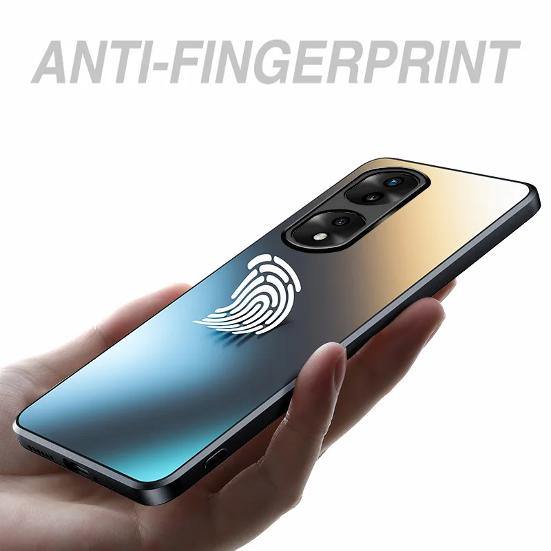 Funda Protectora de Silicona Rígida con Purpurina de Lujo para HONOR Magic 6 7 8 X9C 500 300 200 100 90 70 Pro Lite, Acabado Mate Esmerilado