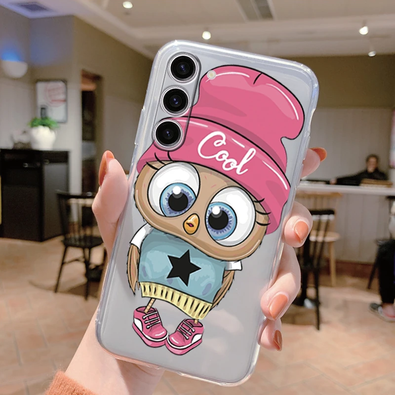 Funda para teléfono Samsung Galaxy A35 5G, carcasa transparente de TPU suave con dibujos de gato lindo, Galaxy A35 - imagen 5
