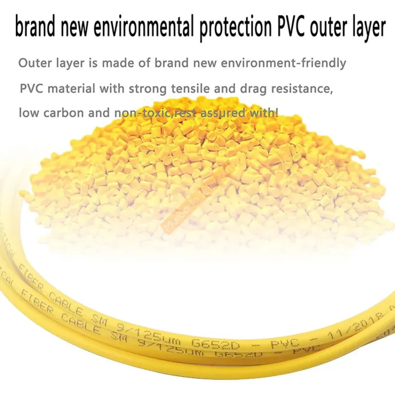 Cable de conexión de fibra óptica, accesorio Simplex G652D de un solo modo, SC, APC y UPC, 1M, 3,0mm o 2,0mm, 50 piezas - imagen 5