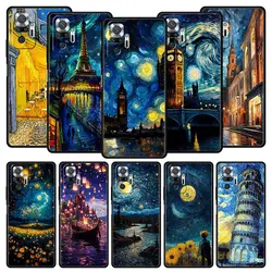 Funda Silicona Xiaomi Redmi Note Noche Estrellada Van Gogh Antigolpes