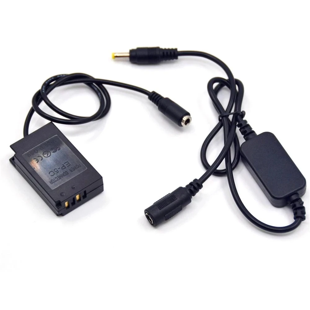 Acoplador CC EP-5C EN EL20 batería simulada 12V-24V suministro de Cable reductor para cámara Nikon 1J1 1J2 1J3 1S1 1AW1 1V3 P1000 - imagen 2