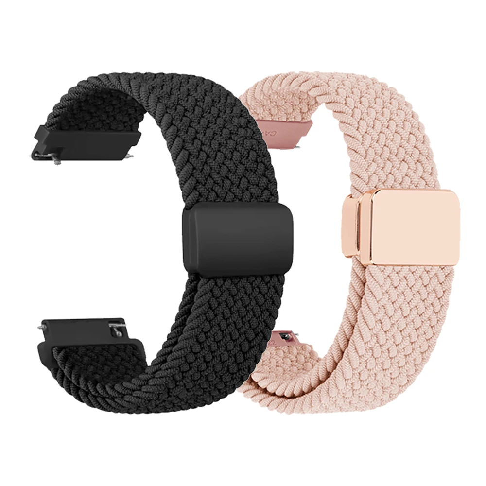 Correa de nailon con hebilla magnética de 22mm para Xiaomi Watch S4 S3 S2 S1 Active/Color 2 Mi, pulsera activa para REDMI Watch5 Lite