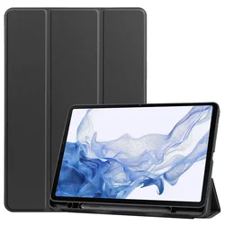 Funda con Portalápices para Samsung Galaxy Tab S9 FE S9 FE +, Funda inteligente para Samsung Galaxy Tab S6 Lite S7 FE S8 A9 Plus