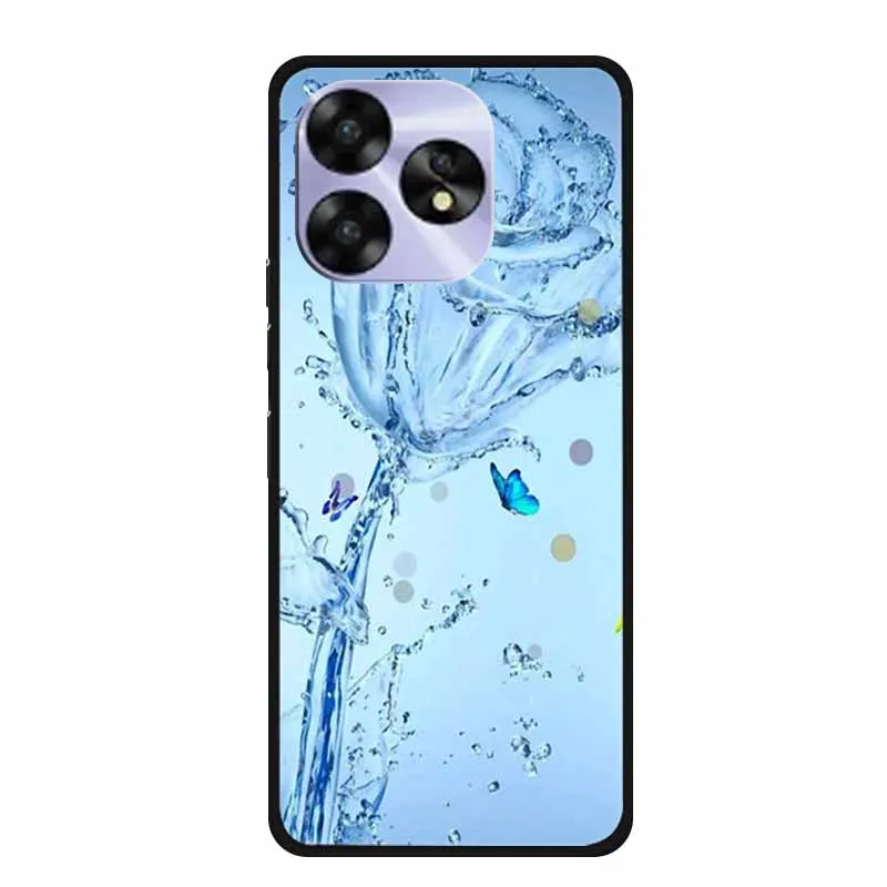 Para UMIDIGI A15 A15C funda animales silicona suave TPU contraportada fundas de teléfono para UMIDIGIA15 6,70 "Protector fresco Shell de lobo Coque - imagen 2