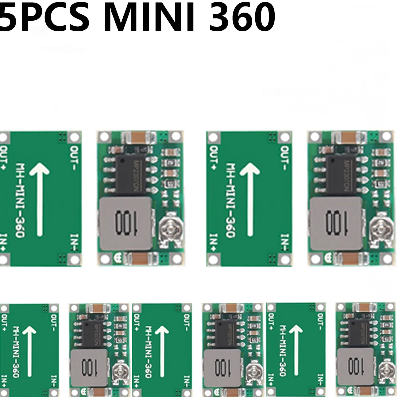 Mini360 RC Airplane Module Mini 360 DC Buck Converter Step Down Module 4,75 V-23V a 1V-17V LM2596 2A Step-Down Board - imagen 2