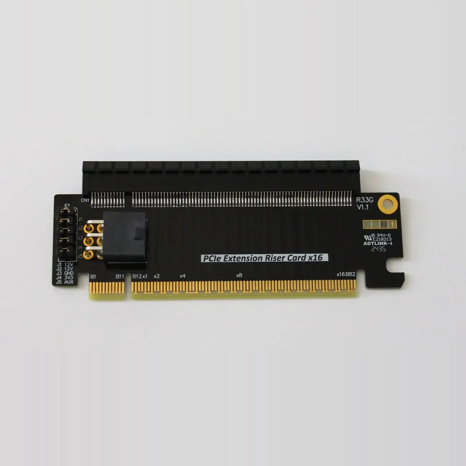 PCI-E 5,0 X16 Riser tarjeta extendida placa PCB PCI Express X16 tarjeta de vídeo gráfica adaptador GPU extensor conector Gen5 servidor 1U 2U - imagen 2