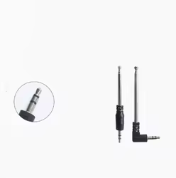 Antena Telescópica FM 3,5 mm para Móvil – Conector Macho Altavoz