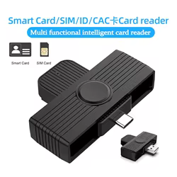 UTHAI TF9 Accesorios para computadora portátil Ranura para tarjetas inteligentes para leer múltiples tipos de tarjetas/lector de tarjetas SIM/ID/CAC