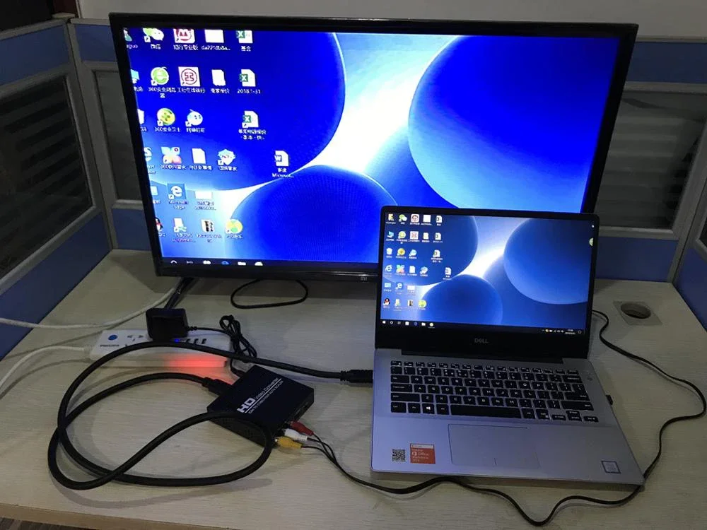 Convertidor de vídeo HDMI a CVBS, adaptador de pantalla automático para cámara, ordenador, DVD, portátil, PC a TV, Monitor y proyector, 1080p - imagen 5