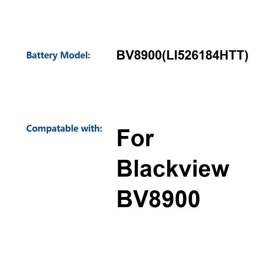 Alta compatibilidad de la batería del teléfono móvil 10000Mah para Blackview BV8900 LI526184HTT - imagen 3