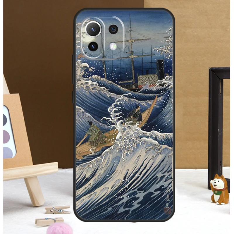 Funda artística de Anime Pub Wave japonesa para Xiaomi 15T Pro 13T 14T 17 Pro Max 14 15 Ultra POCO X7 X6 X5 F5 F6 F7 F8 Pro - imagen 3