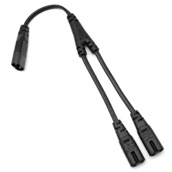 Cable de Alimentación IEC 320 C8 a C7 en Y – Macho a Hembra
