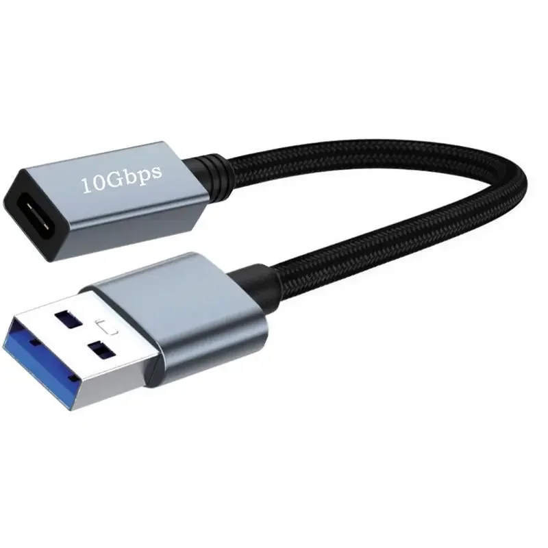 Chip de tira de datos de doble cara de 10Gbps Cable de conexión USB 3,2 Cable adaptador USB macho a hembra tipo C Gen2 - imagen 2