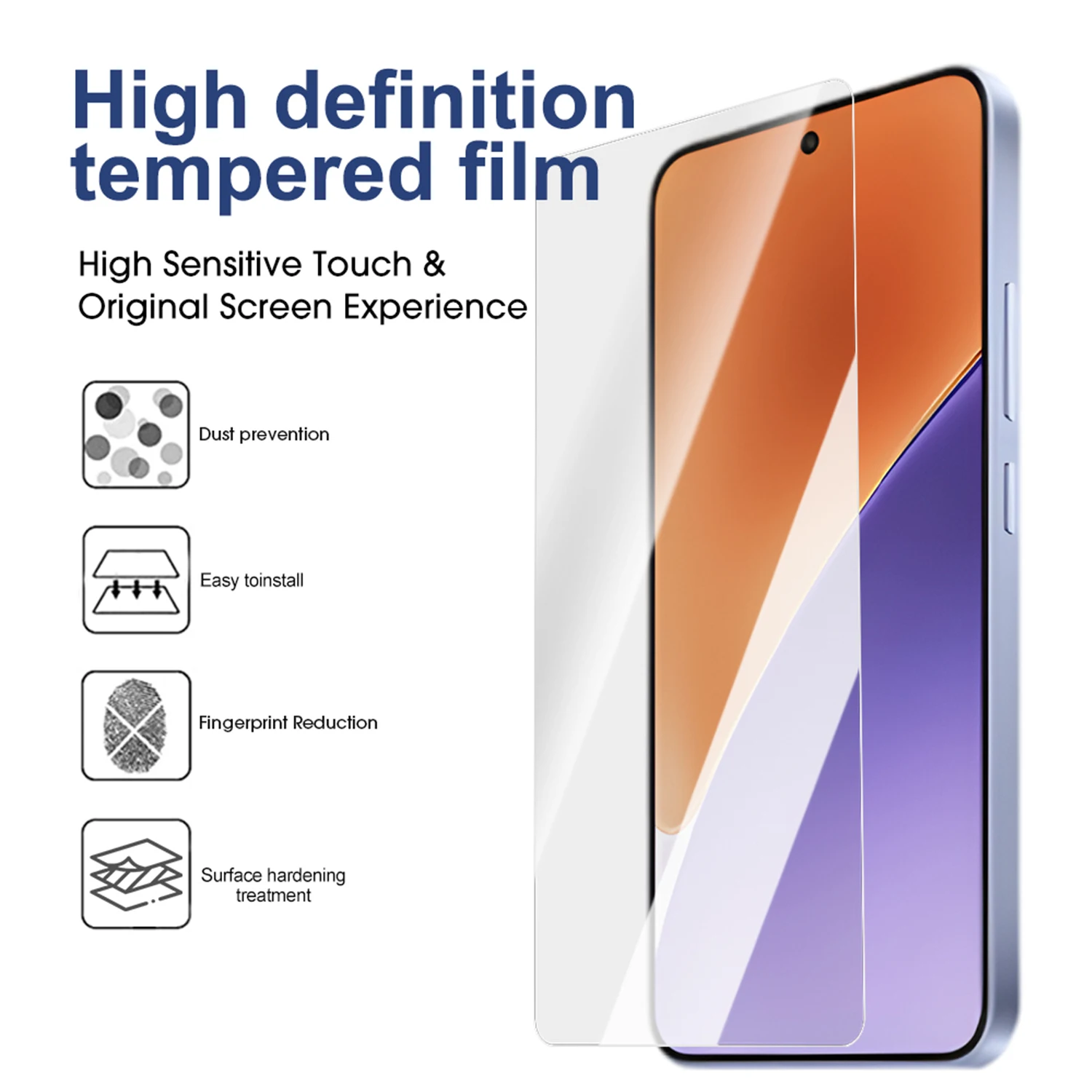 1-4 Uds vidrio templado Ultra transparente para Xiaomi Mi 15 Protector de pantalla películas protectoras de vidrio resistentes a los arañazos para Xiaomi 15 - imagen 3