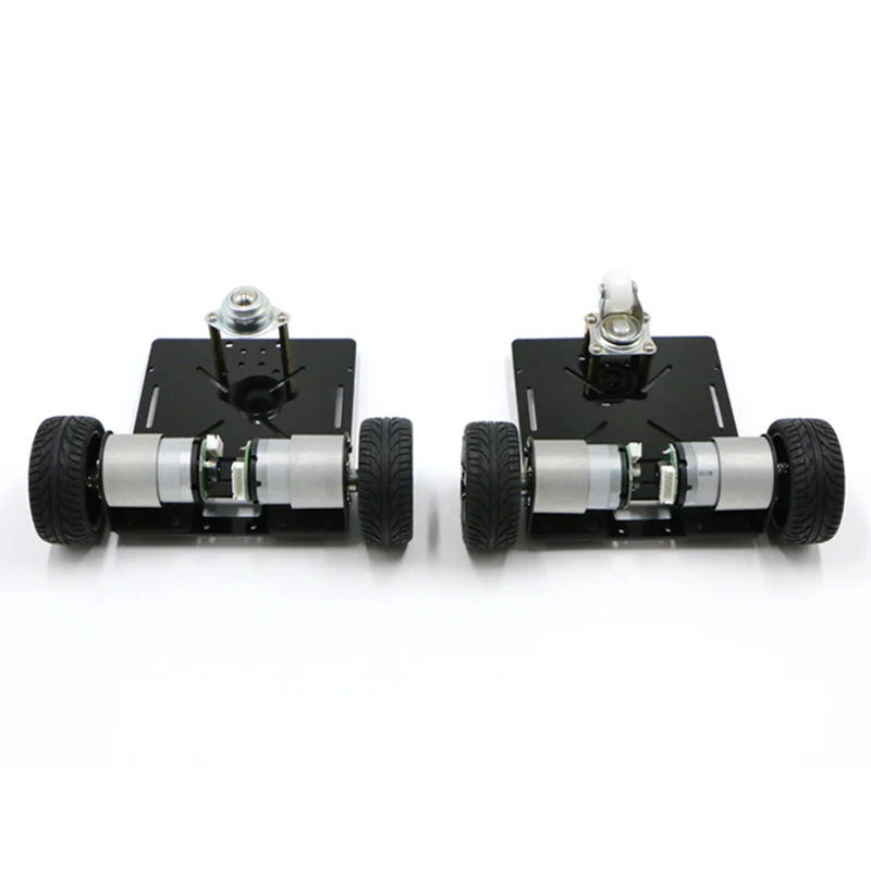 Diferencial de dos ruedas, chasis de coche inteligente, triciclo, codificador paso a paso CC, desaceleración, inspección de velocidad del motor, inspección de línea o - imagen 2